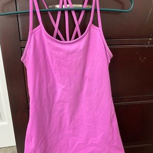 Athleta workout tank pink size medium